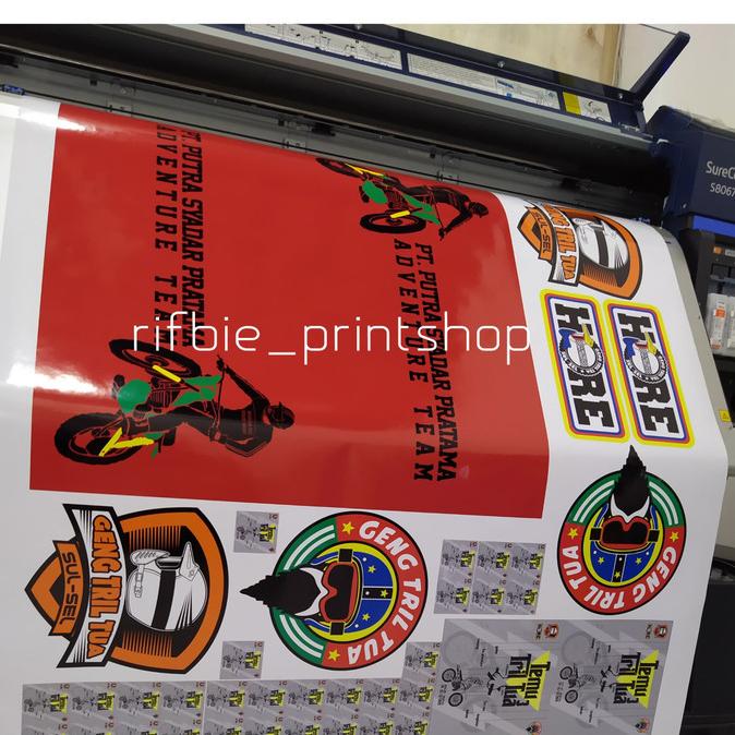 Gambar cetak print sticker ritrama dari Rifbie_printshop undefined Tokopedia