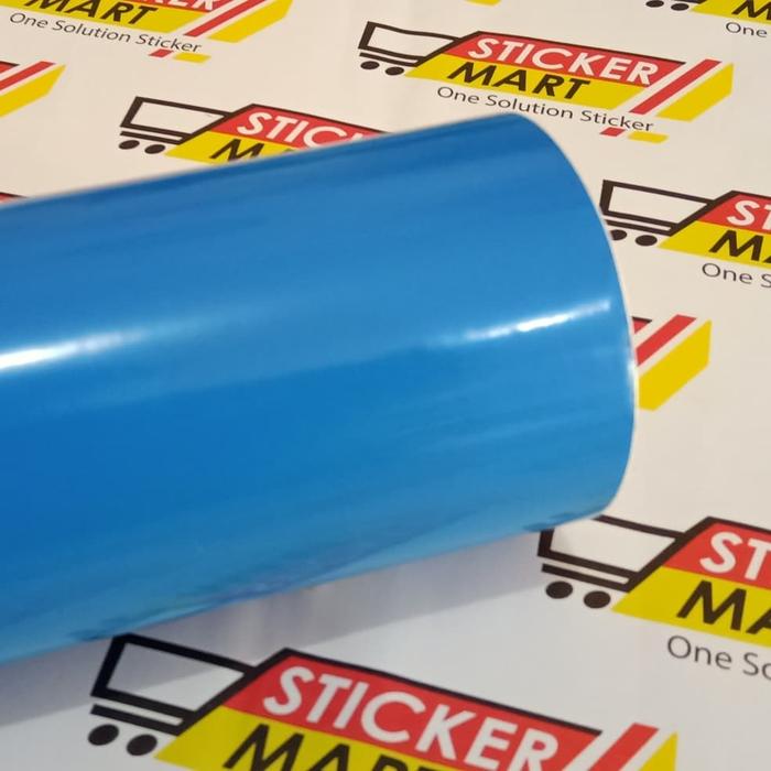 Gambar Sticker Profix Warna Biru Glossy Meteran Tempat Belanja Sticker Bekasi - Light Blue dari Sticker Mart Bekasi undefined Tokopedia