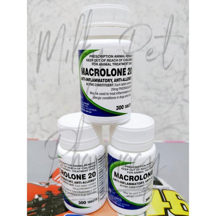 Jual Macrolone 20mg 10 Tablets Jakarta Pusat Milky Pet Pharmacy Tokopedia