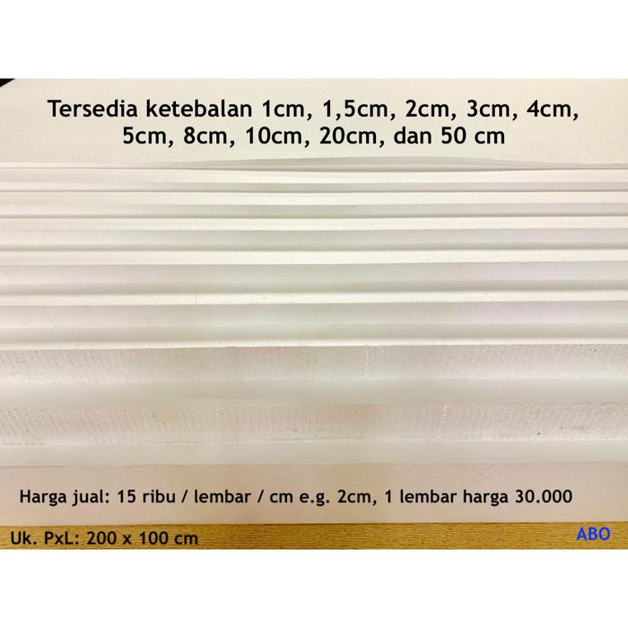 Gambar [Surabaya] Styrofoam Sterofoam Stereofoam Sheet Lembar Lembaran - Ketebalan 1 cm dari Aneka Baru Online_NEW undefined Tokopedia