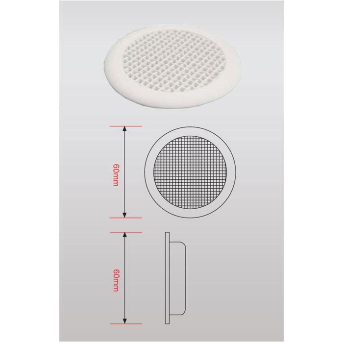 Gambar LUBANG HAWA PLASTIK BULAT/ LUBANG ANGIN / SARINGAN UDARA / VENTILASI dari KARYA PEKANBARU undefined Tokopedia