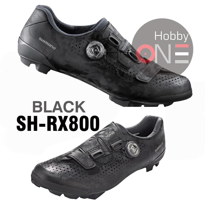 Promo SHIMANO RX8 SH-RX800 BLACK WIDE - Sepatu Cleat MTB - 44 Cicil 0% ...