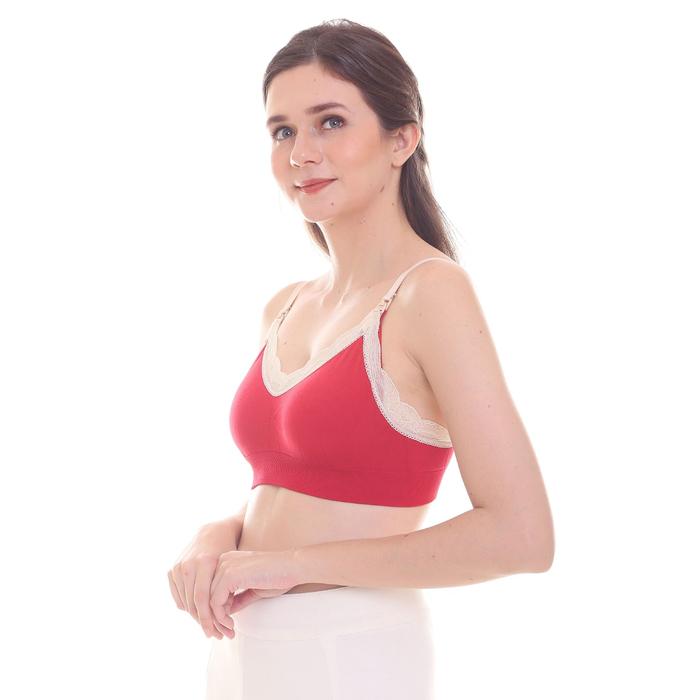 Gambar Eve Maternity Bra Menyusui BH159 - Merah, M dari Eve Maternity Store undefined Tokopedia