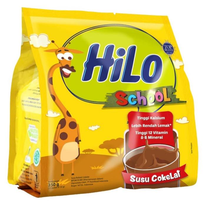 Gambar Susu hilo school tinggi kalsium rasa coklat 350gr dari tritirtoshop undefined Tokopedia