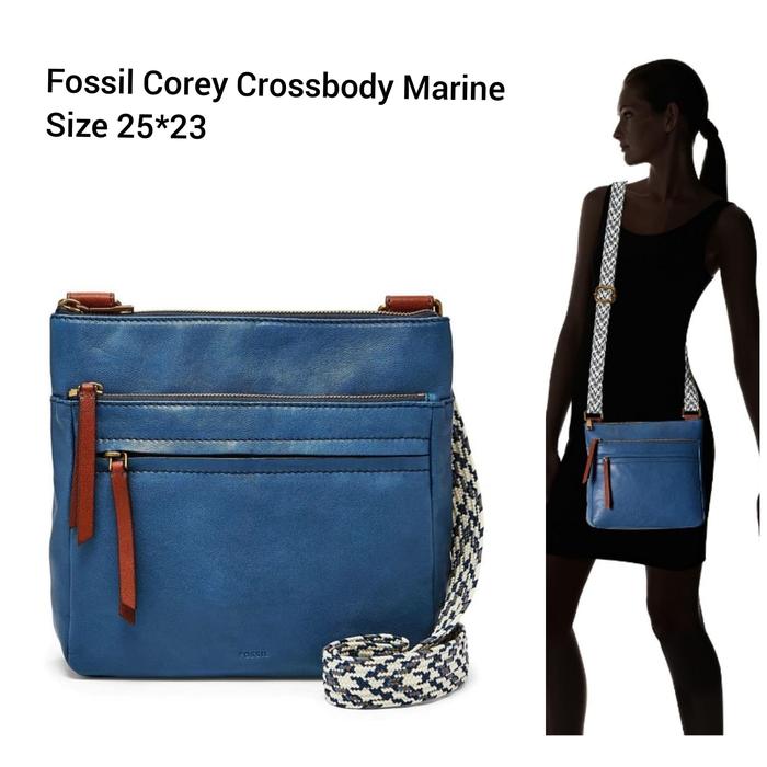 FOSSIL COREY CROSSNODY MARINE 