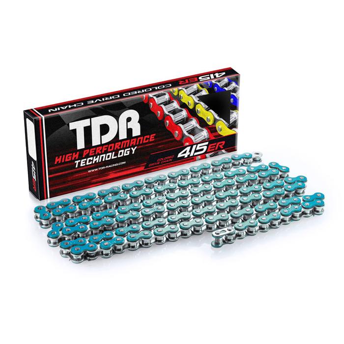 Gambar Rantai Motor TDR Roller Chain 415ER-130L Silver Plate - Biru dari Mitra 2000 Kota Administrasi Jakarta Timur Tokopedia