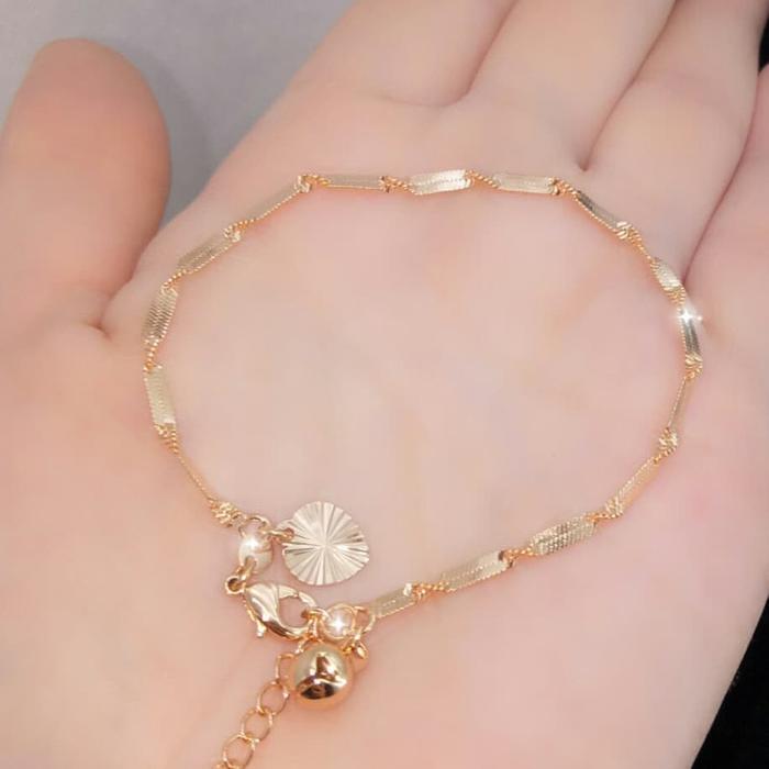Jual Gelang Rantai Halus Gold 131 Diamond Titanium Xuping Berkilau Kota Medan Xuping Collections Tokopedia