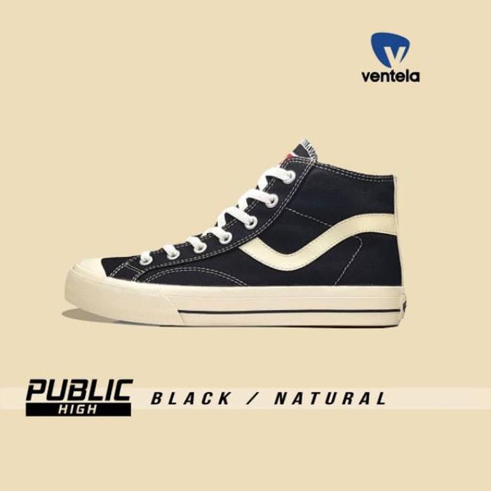 Gambar Sepatu Ventela Public High Black Natural - 38 dari Kodachi Shop_NEW undefined Tokopedia