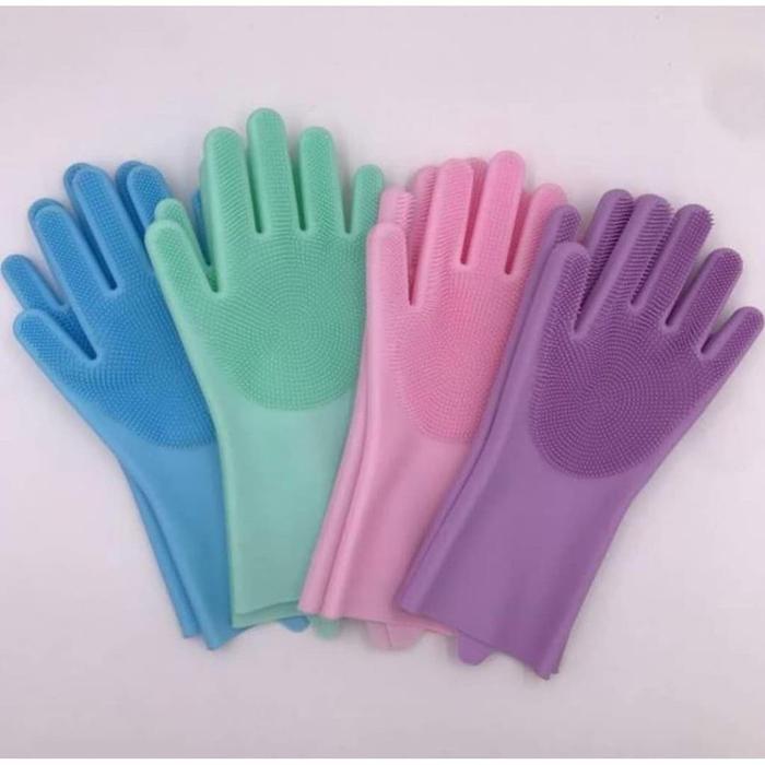 Gambar Sarung tangan karet Pembersih Piring / Sarung Tangan karet cuci piring dari Gass Teruss_NEW undefined Tokopedia