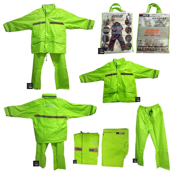 Gambar Jas Hujan-Raincoat AXIO EUROPE Type 882-A Silver Series/ Hijau Stabilo - M dari Rajaminyakgemuk undefined Tokopedia