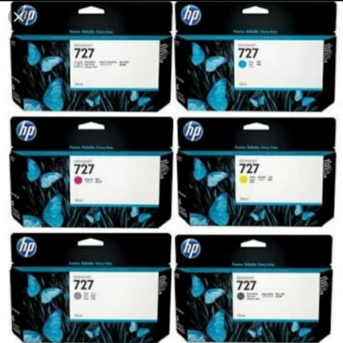 Jual Tinta HP 727 PLOTTER (C. M. Y. Gray. PhBk. MtBk) Original Ha - Biru -  Jakarta Selatan - Fauziahh14 | Tokopedia
