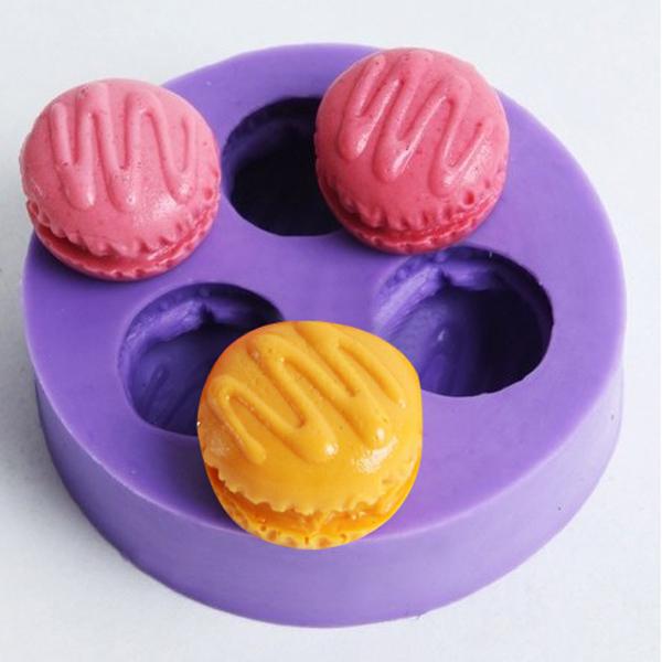 Gambar F0350 Fondant Mini Macarons Silicone Cake Mould Soap Chocolate dari JMS Surabaya undefined Tokopedia