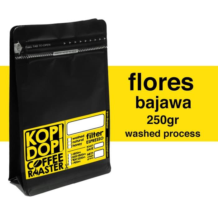 Gambar Kopi Arabika Flores Bajawa 250 gram 250gr dari kopidopi undefined Tokopedia