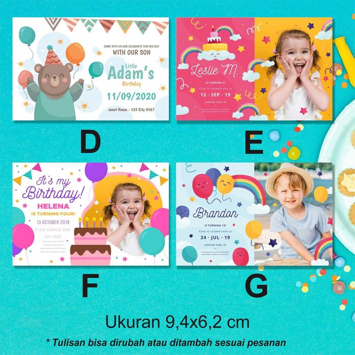Jual Kartu Ucapan Happy Birthday Ulang Tahun Tema Bebas Lucu Custom Vol 1 Kab Banyumas Kreatif Digital Printing 