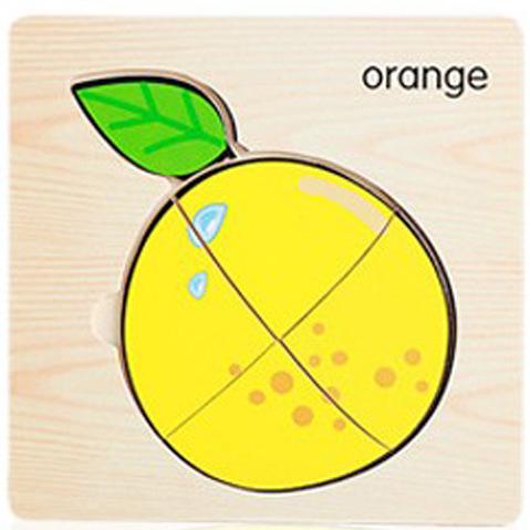 Gambar Mainan Edukasi / Puzzle Anak / Puzzle Kayu Anak Timbul - JERUK dari TweedyToys undefined Tokopedia