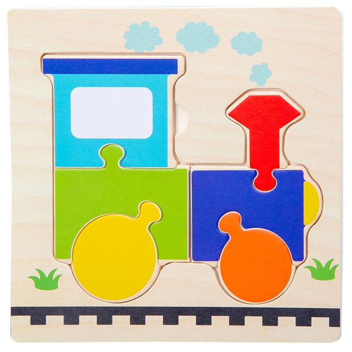 Gambar Tweedy Toys - Jigsaw Puzzle Kayu 3D Timbul Lucu Variasi Baru - KERETA dari TweedyToys undefined Tokopedia