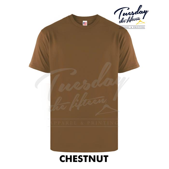 Gambar 2XL NSA ( New States Apparel ) - Soft Tee 3600 - Chestnut, XXL dari TUESDAY THE FIFTEEN undefined Tokopedia