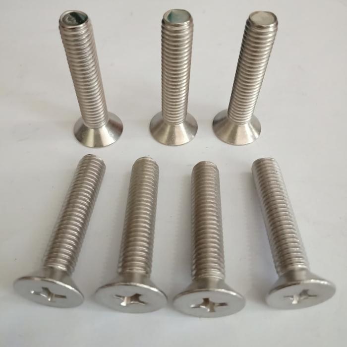 Gambar baut perseng JF 5 x 15 (obeng+) dari Dikong teknik undefined Tokopedia