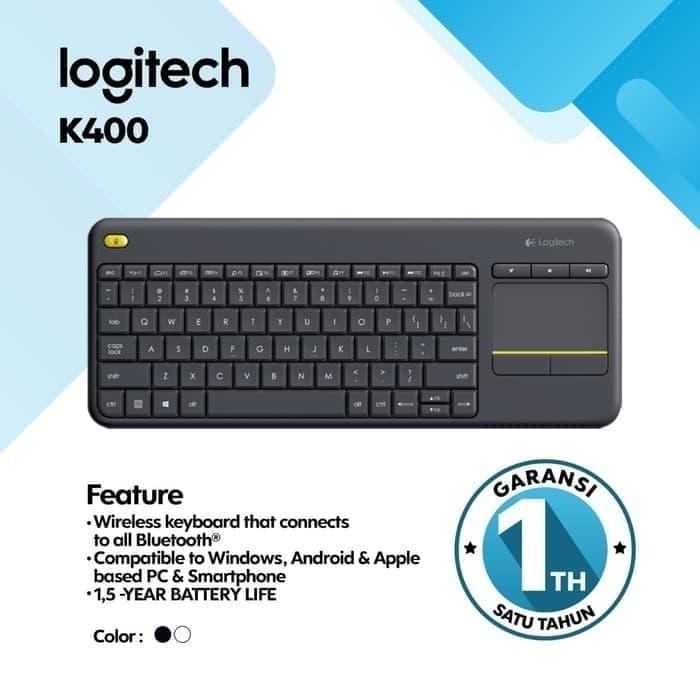 Gambar Logitech K400 Plus Keyboard Wireless - Black Resmi dari Duta Mandiri Infokom undefined Tokopedia