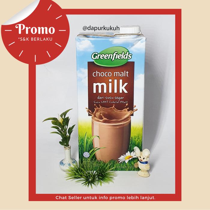 Gambar Susu Greenfields Full Cream 1000ml - UHT FullCream 1000ml - Greenfield - CHOCOMALT dari Dapur Kukuh undefined Tokopedia