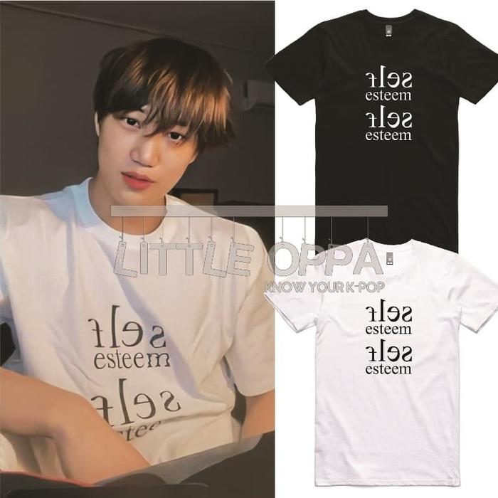 Jual Baju Kaos Idol Fashion Exo Kai Self Esteem T Shirt S Jakarta Barat Little Oppa Tokopedia