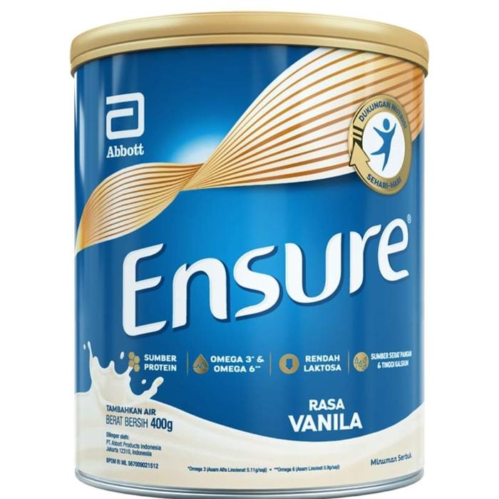 Gambar ENSURE VANILA 400G dari NEW5758NOW undefined Tokopedia