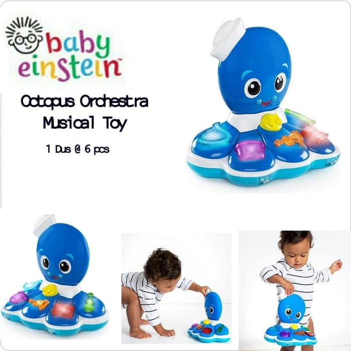 Baby Einstein OCTOPUS ORCHESTRA MUSICAL TOY LITTLE PUMPKINS TOYS Children  Bayi Play Kids di Little Pumpkins Toys_new Tokopedia