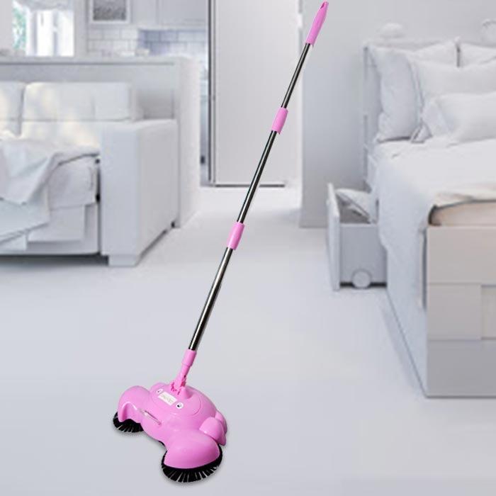 Gambar Graphix Magic Broom/ Alat Sapu otomatis tanpa listrik - Pink dari EZ SH0P undefined Tokopedia