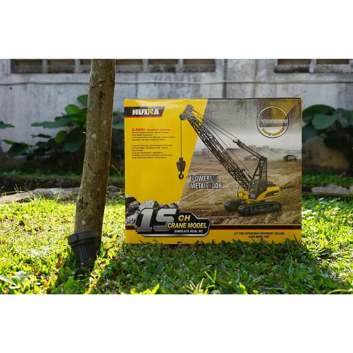 Jual HUINA 15CH 1572 114 CRANE EXCAVATOR MAINAN MOBIL KONSTRUKSI - Main Image