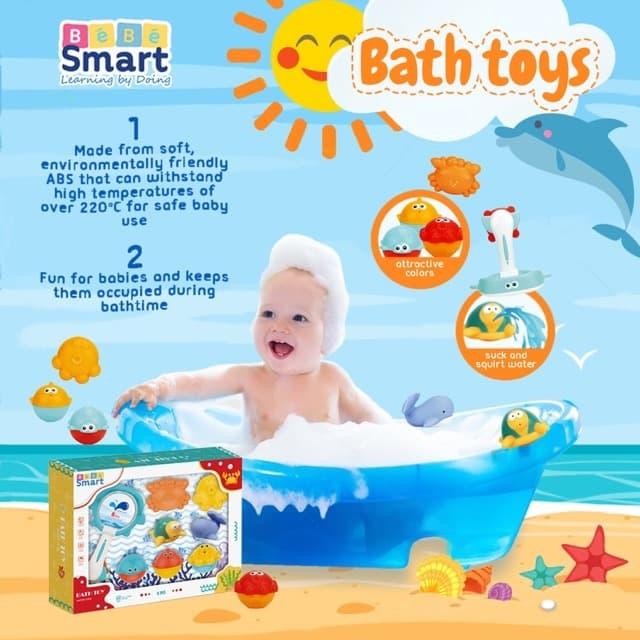 Gambar Ohanababy.id BEBE SMART BABY BATH TOYS / MAINAN MANDI BAYI / MAINAN AIR dari Ohanababy.id undefined Tokopedia
