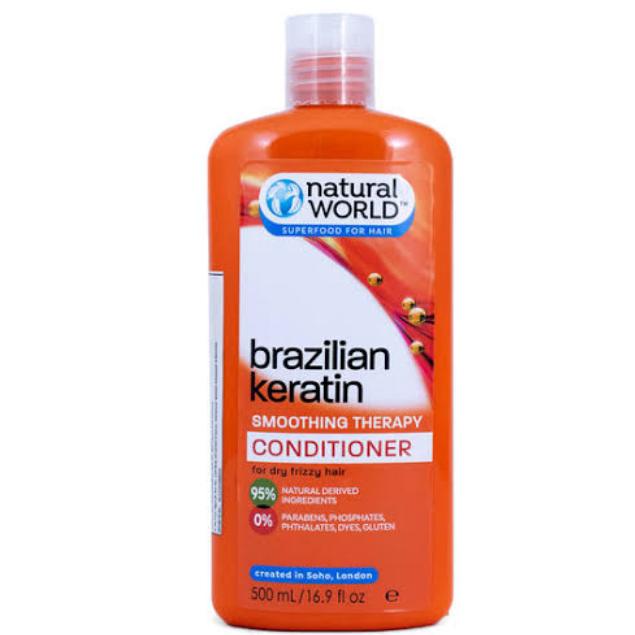 Natural world brazilian keratin shampoo 1000ml Clearance