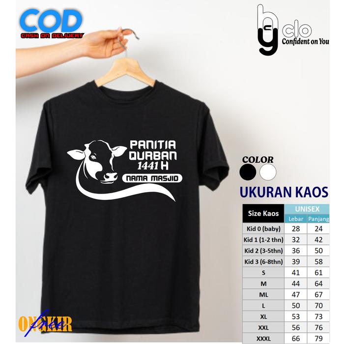 Jual Kaos Baju Panitia Qurban Sablon Custom Bisa Satuan Tanpa P O S Jakarta Barat Shyclo Tokopedia