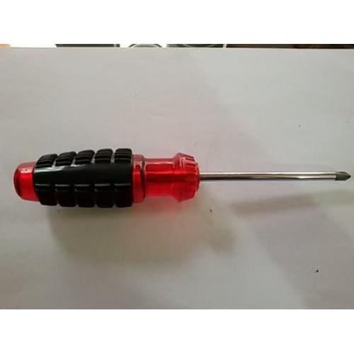 Gambar MURAH OBENG GAGANG KARET 6 x 100 MM + plus (+) SCREWDRIVER MDL TEKIRO dari SUMBER USAHA JAKARTA undefined Tokopedia