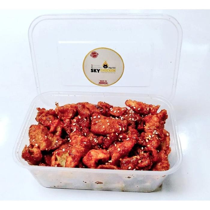 Gambar Snack Kulit Ayam Crispy Saus Korea (Incheon Chicken) dari Sky Chicken undefined Tokopedia