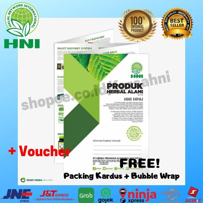 Jual Hni Hpai Brosur Produk Brosur Produk Bilingual Promo Kab Bekasi Raniamarket Tokopedia