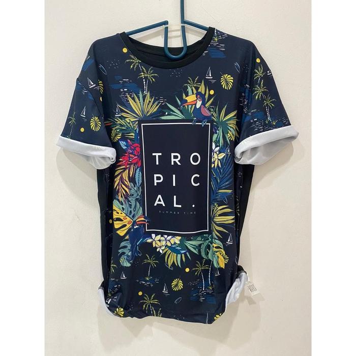 Gambar Tshirt Printing 3D - J01 FIT - Kaos Fashion Tropical DRY FIT - M dari Ruby Collection_ undefined Tokopedia