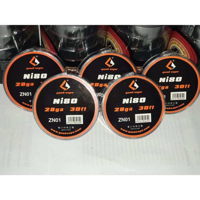 Wooden Wire Spool Original GeekVape N80 Fused Clapton Wire(26ga*3+36ga) For  Electronic Cigarette T Best Prebuilt Coils For RDA Australia