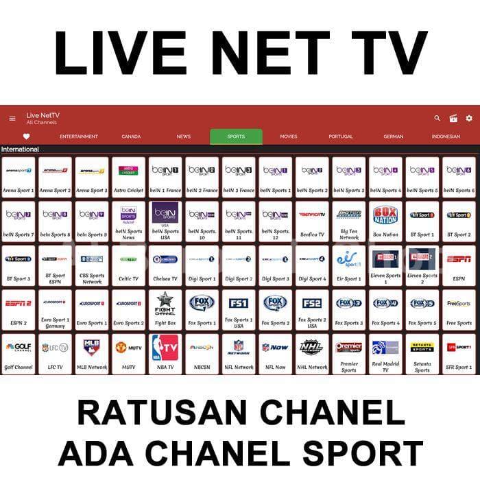 App Net Tv Streaming Live Live Streaming Astro Channel Free Apk