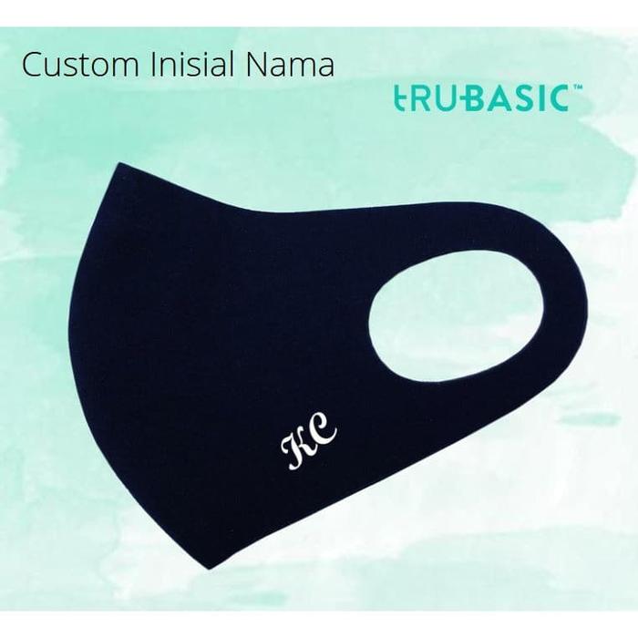 Gambar Custom Inisial Nama Sunscreen Masks - Regular dari trubasic undefined Tokopedia