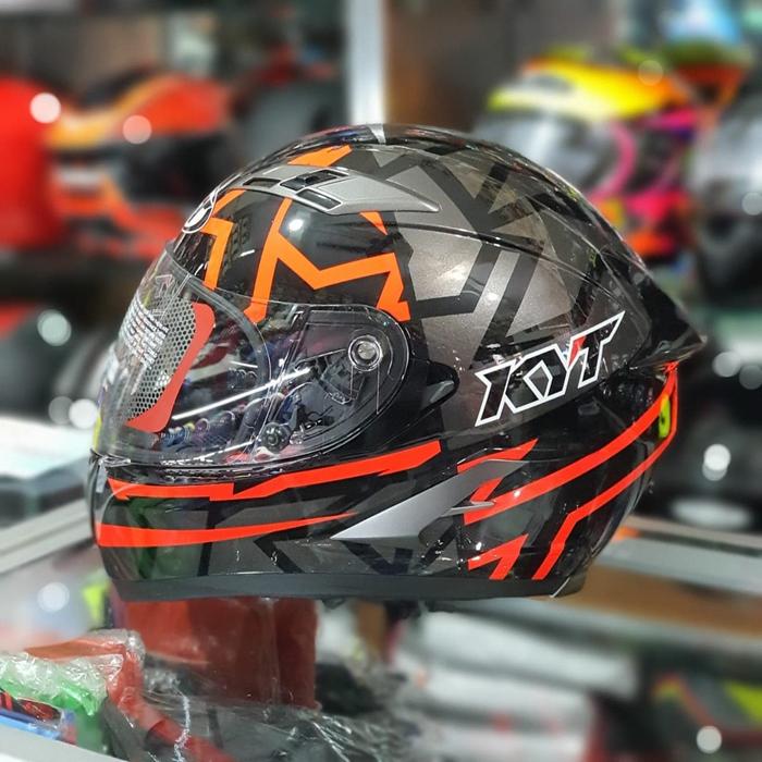 Gambar HELM KYT FALCON 2 FASTER BLACK RED NOT KYT VENDETTA (KARDUS) dari HelmPro undefined Tokopedia