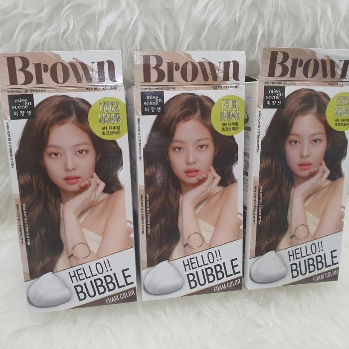 Gambar Mise En Scene Hello Bubble Hair color cat rambut Korea - Choco Brown dari Bichustore undefined Tokopedia