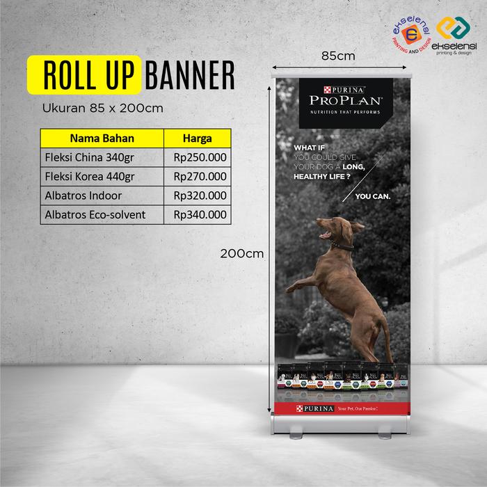 Jual Roll Banner Roll Up Banner 85x200 Cm Albatros Indoor Jakarta Barat Ekselensi Tokopedia