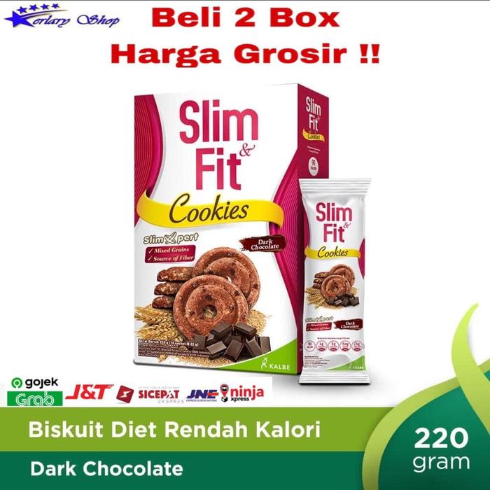 Gambar Slim & Fit Cookies 10x22gr rasa Raisin Cinnamon / Coklat dari Erlary shop undefined Tokopedia