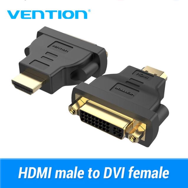 Gambar Vention Converter HDMI male to DVi Female Dual Directional Adapter - ECC dari Vention Authorized Store undefined Tokopedia