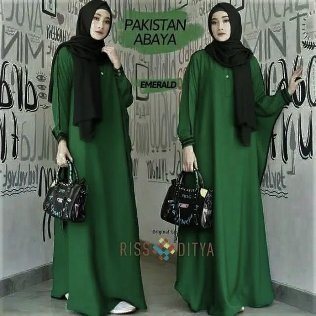 Gambar JUST FOR YOU ABAYA PAKISTAN pakaian wanita muslim/gamis murah - Army dari pratama grosir fashion undefined Tokopedia