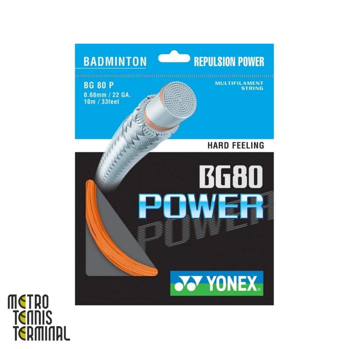 Gambar Yonex BG80 Power ( Senar Raket Badminton ) - Orange dari Metro Tennis Terminal undefined Tokopedia