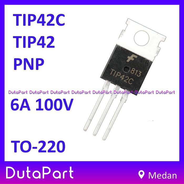 Gambar TIP42C TIP42 TIP 42 TIP 42C 6A 100V PNP Power Transistor TO-220 dari DutaPart_NEW undefined Tokopedia