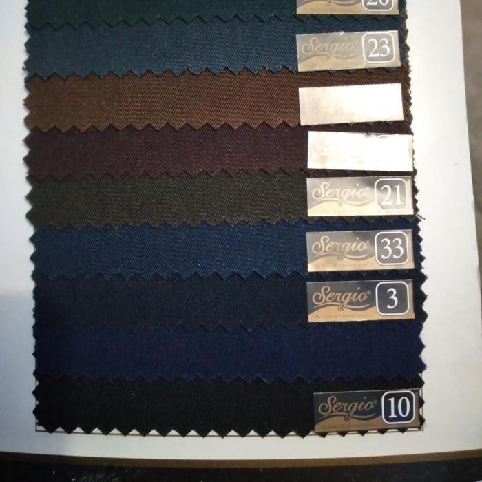 Jual 1 Roll Kain Bahan Sergio Super High Twist Kota Bandung Fashioneta Tokopedia