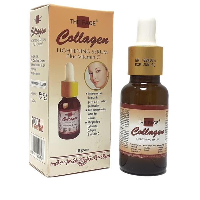 Jual The Face Collagen Lightening Serum Plus Vitamin C Serum Collagen 18g Jakarta Barat Donsu Shop 