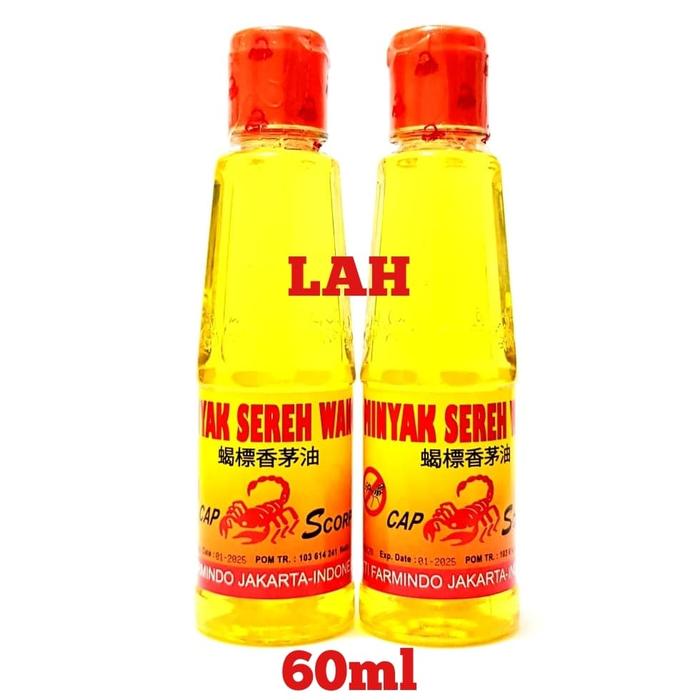 Gambar Minyak Sereh Wangi Cap Scorpio ~ 60ml dari Lapak Asli Herbal undefined Tokopedia